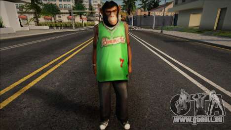 Grove Street Families - Monkey (FAM3) für GTA San Andreas