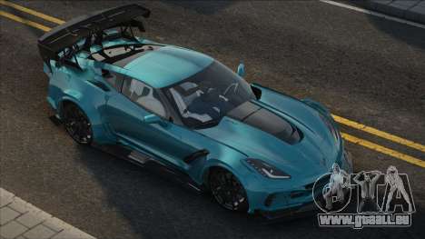 Chevrolet Corvette Blue pour GTA San Andreas
