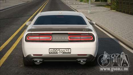 Dodge Challenger SRT Demon White pour GTA San Andreas