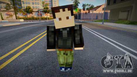 Minecraft Ped Claude für GTA San Andreas
