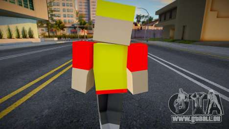 Minecraft Ped Wmypizz pour GTA San Andreas