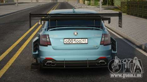 Skoda Octavia VRS A7 Blue pour GTA San Andreas