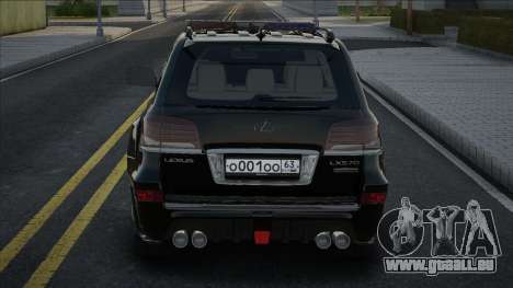 Lexus LX570 Invader Blek für GTA San Andreas