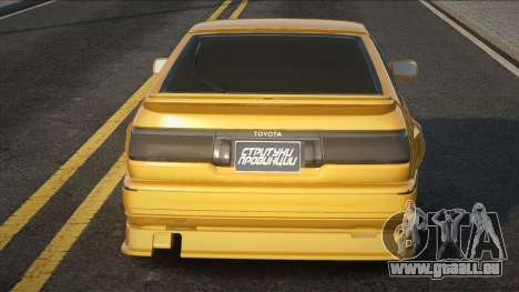 Toyota AE86 Yellow für GTA San Andreas