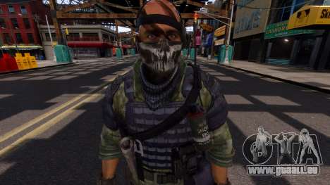 Merrick (Ped) from Call of Duty: Ghosts pour GTA 4