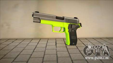 Green Colt45 weapon für GTA San Andreas