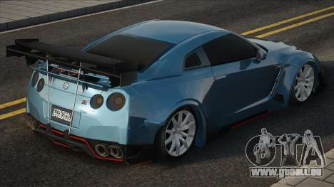 Nissan GTR R35 [Blue] für GTA San Andreas