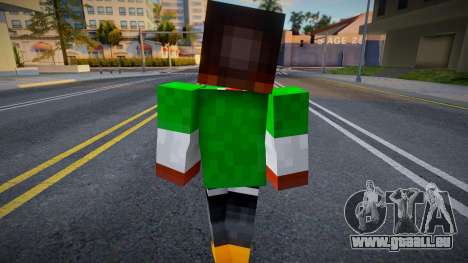 Minecraft Ped Fam3 pour GTA San Andreas
