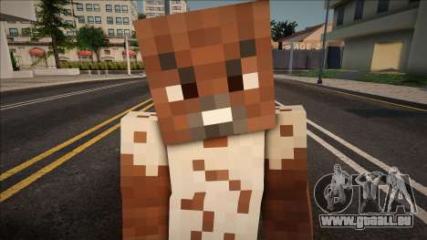 Minecraft Ped Sbmotr2 pour GTA San Andreas