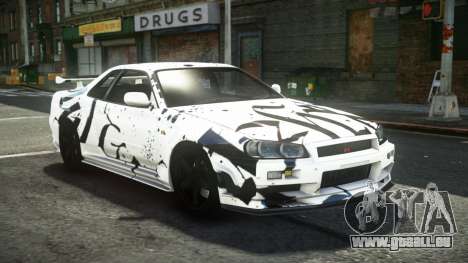 Nissan Skyline R34 F-Sport S7 pour GTA 4