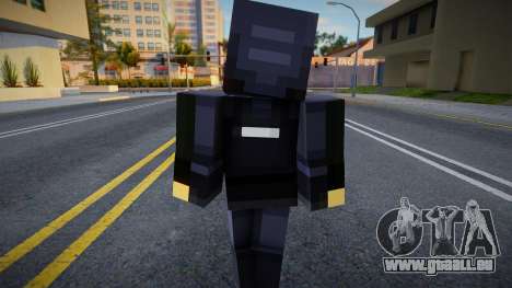 Minecraft Ped SWAT pour GTA San Andreas