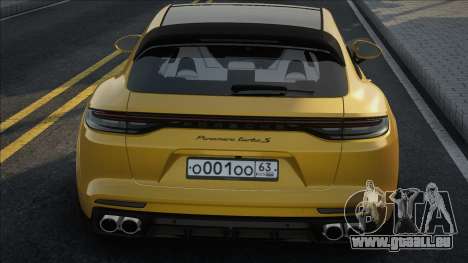Porsche Panamera Turbo S Yellow pour GTA San Andreas