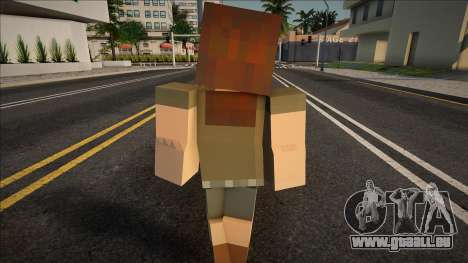Minecraft Ped Dwfylc1 pour GTA San Andreas