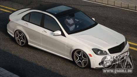 Mercedes-Benz C63 AMG Whit pour GTA San Andreas