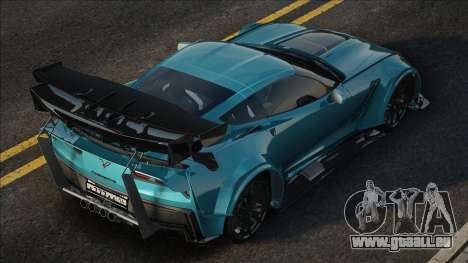 Chevrolet Corvette Blue pour GTA San Andreas