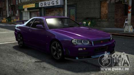 Nissan Skyline R34 F-Sport für GTA 4