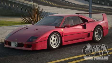 Ferrari F40 Red pour GTA San Andreas