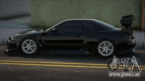 Nissan Skyline GT-R Blek pour GTA San Andreas