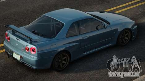 Nissan Skyline GT-R34 Blue pour GTA San Andreas