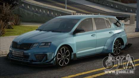 Skoda Octavia VRS A7 Blue für GTA San Andreas