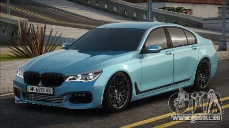 BMW 750I XDrive New Plate pour GTA San Andreas