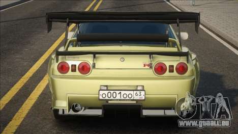 Nissan Skyline R32 Yellow pour GTA San Andreas
