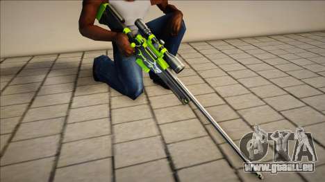 Green Sniper Rifle 1 für GTA San Andreas