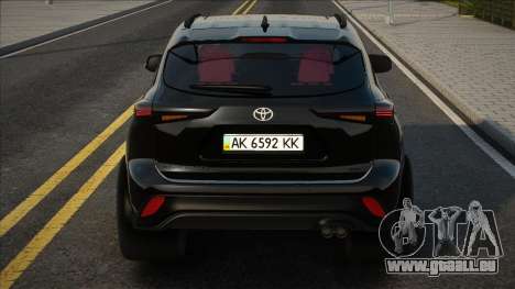 Toyota Highlander Blak pour GTA San Andreas