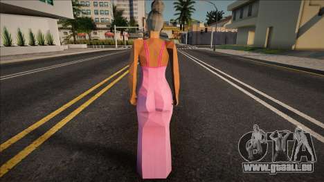 Fille Svetlana dans une robe pour GTA San Andreas