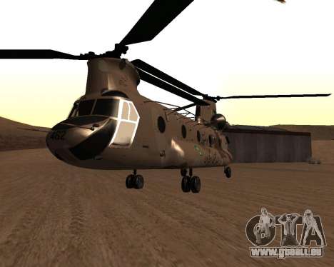 Camouflage du désert iranien CH-47 Chinook - IRI pour GTA San Andreas