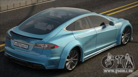 Tesla Model S P90D Blue pour GTA San Andreas