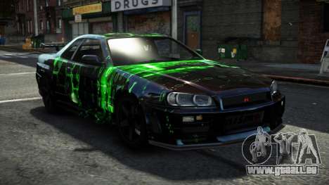 Nissan Skyline R34 F-Sport S10 pour GTA 4