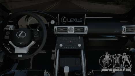 Lexus IS 350 Blue pour GTA San Andreas