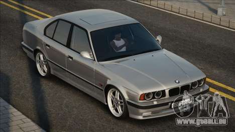 BMW E34 M5 Silver für GTA San Andreas