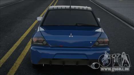 Mitsubishi Lancer Evolution MR Blue für GTA San Andreas