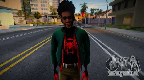 Miles Morales Hoodie Suit ( ITVS ) für GTA San Andreas