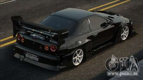 Nissan Skyline GT-R Blek pour GTA San Andreas