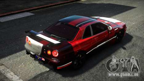 Nissan Skyline R34 F-Sport S9 für GTA 4