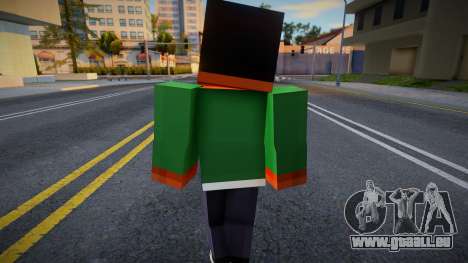 Minecraft Ped Ryder für GTA San Andreas