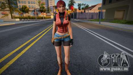 DOA Hitomi [Claire Redfield Cosplay] für GTA San Andreas