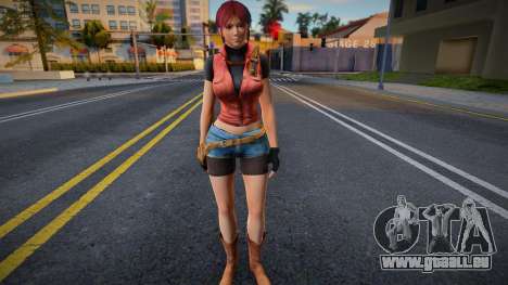 DOA Hitomi [Claire Redfield Cosplay] für GTA San Andreas