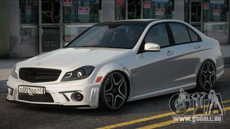 Mercedes-Benz C63 AMG Whit pour GTA San Andreas