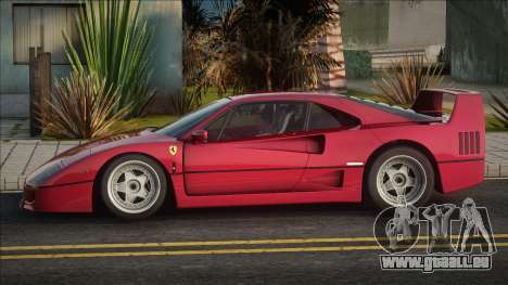Ferrari F40 Red für GTA San Andreas