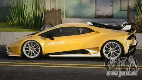 Lamborghini Huracan STO Yellow pour GTA San Andreas