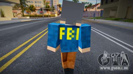 Minecraft Ped FBI für GTA San Andreas