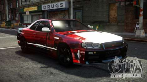 Nissan Skyline R34 F-Sport S9 für GTA 4