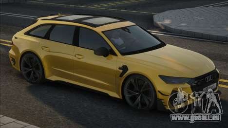 Audi RS6 Avant Yellow für GTA San Andreas