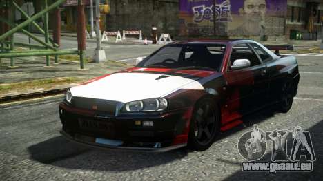 Nissan Skyline R34 F-Sport S9 für GTA 4