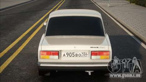 Vaz 2107 White Ver pour GTA San Andreas