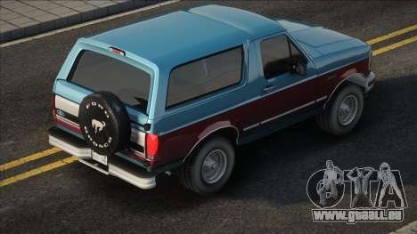 Ford Bronco XLT 1996 v2 pour GTA San Andreas